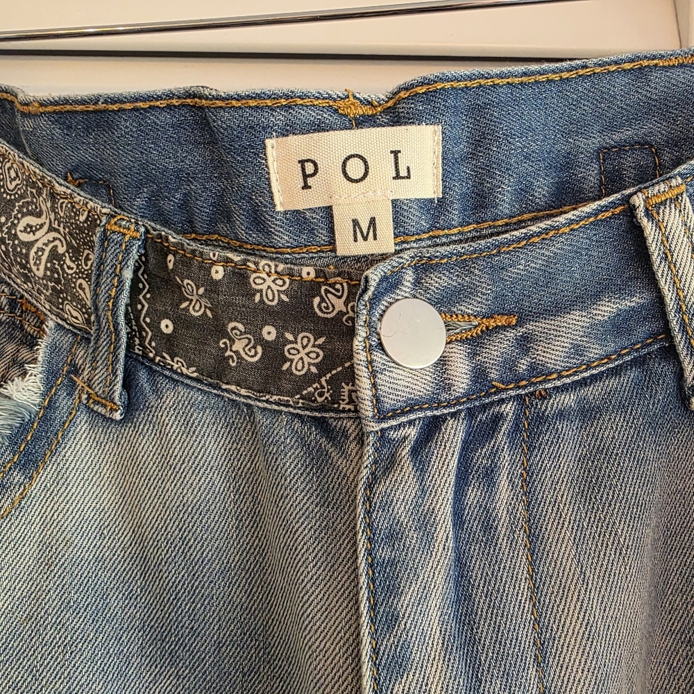 The Wanderlight POL Patchwork/Wide-Leg Jeans Boho… - image 10